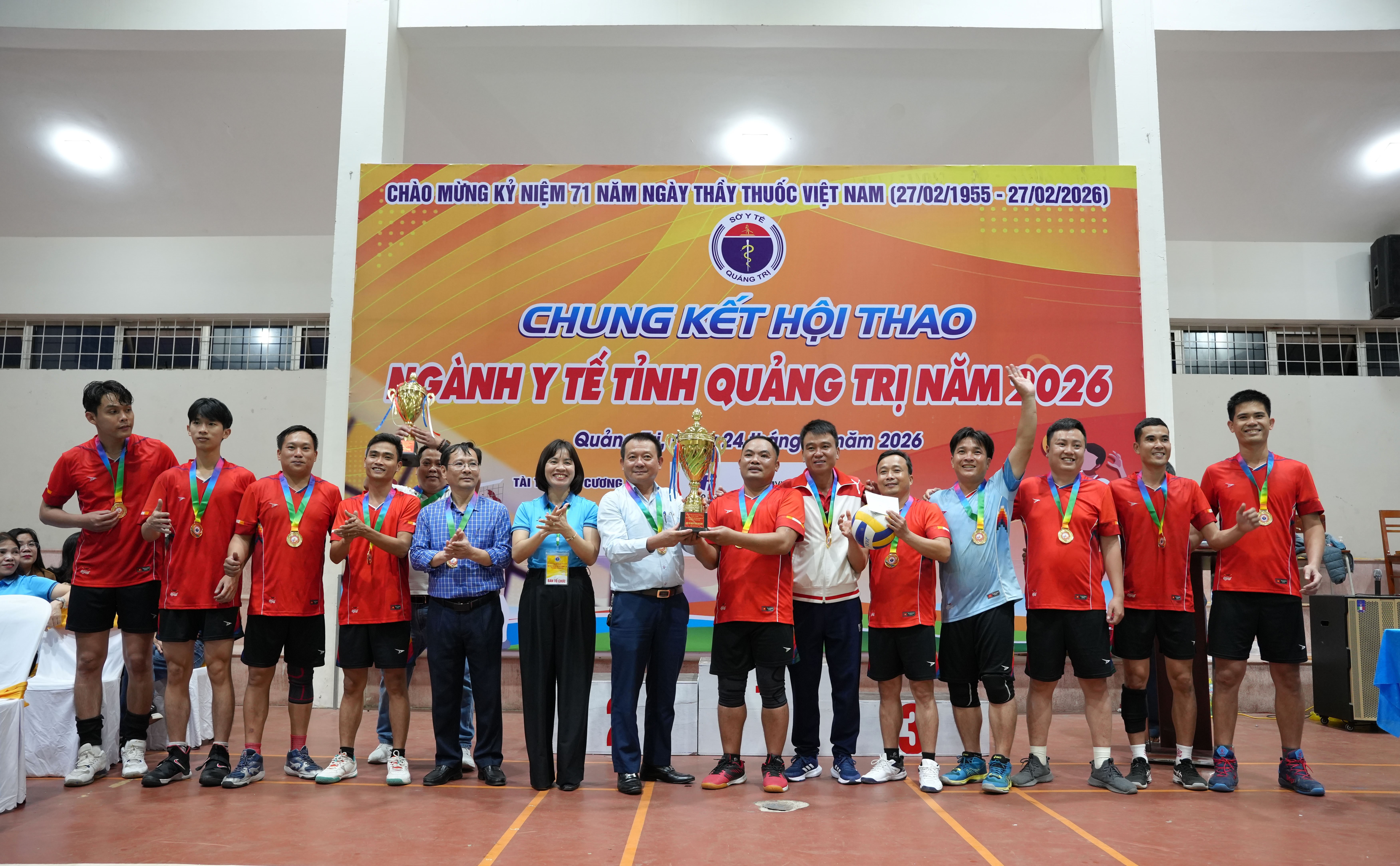 Sôi nổi Chung kết Hội thao ngành Y tế tỉnh Quảng Trị năm 2026
